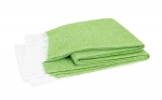 Pezzo Throw - Grass  Throw: 50\ W x 70\ L
100% cotton.
Made in Portugal.
All of throw fabrics are OEKO-TEX Standard 100 certified, meaning they are safe for you and for the planet.

Care:  Machine wash warm. Do not use bleach. Tumble dry medium heat.
